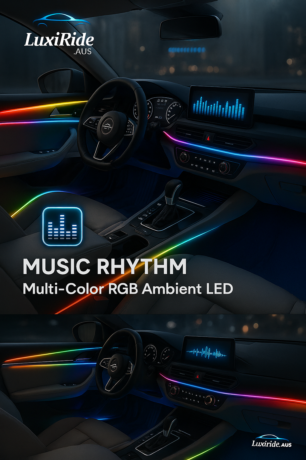 LuxiRide™ RGB Ambient Led Light Kit